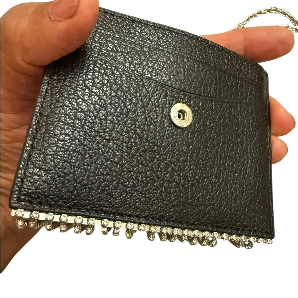 Minkoff Large Leather Card Case On Chain. The perfect way to glam up MSRP $98